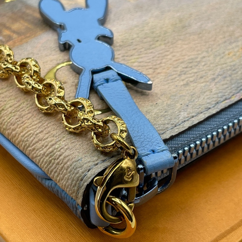Louis Vuitton Jeff Koons Masters Turner Pochette Clutch Chain Shoulder Bag Rare - Picture 8 of 16